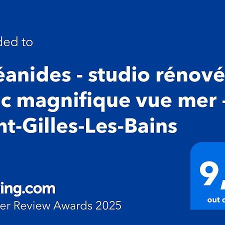 Oceanides - Studio Renove Avec Magnifique Vue Mer - Saint-Gilles-Les-Bains Εξωτερικό φωτογραφία